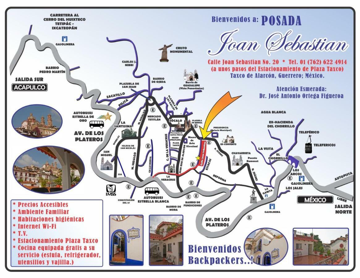 Posada Joan Sebastian Taxco de Alarcon Exteriör bild